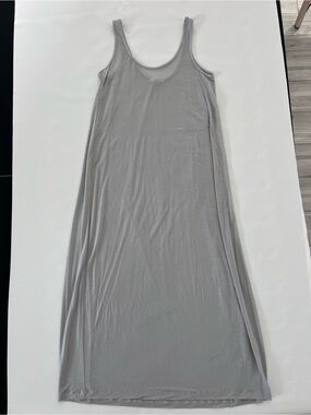 EUC COS Relaxed Jersey Maxi Dress – Light Gray – XS
